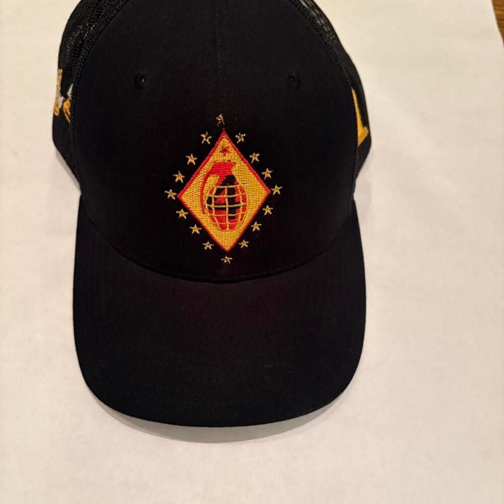 USS Cole Men's Black and Navy Hat